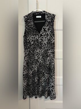 Harper Rose  Black and White Floral Sleeveless Dress